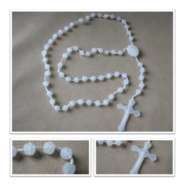Chapelet - Plastique  phosphorescent